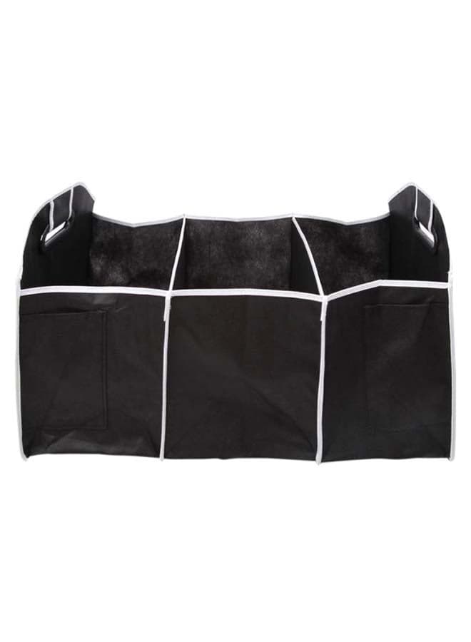 Car Trunk Organizer Collapsible Container Bag Black/White 32.5 x 55cm Clothing & Closet Storage