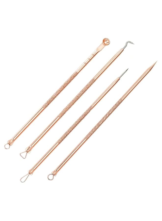 Beauty Makeup Blackhead Remover Tools Set Gold Blackhead & Acne Remover