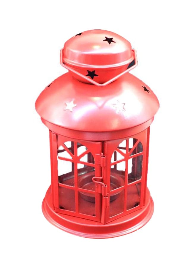 Metal Ramadan Lantern Red 22centimeter
