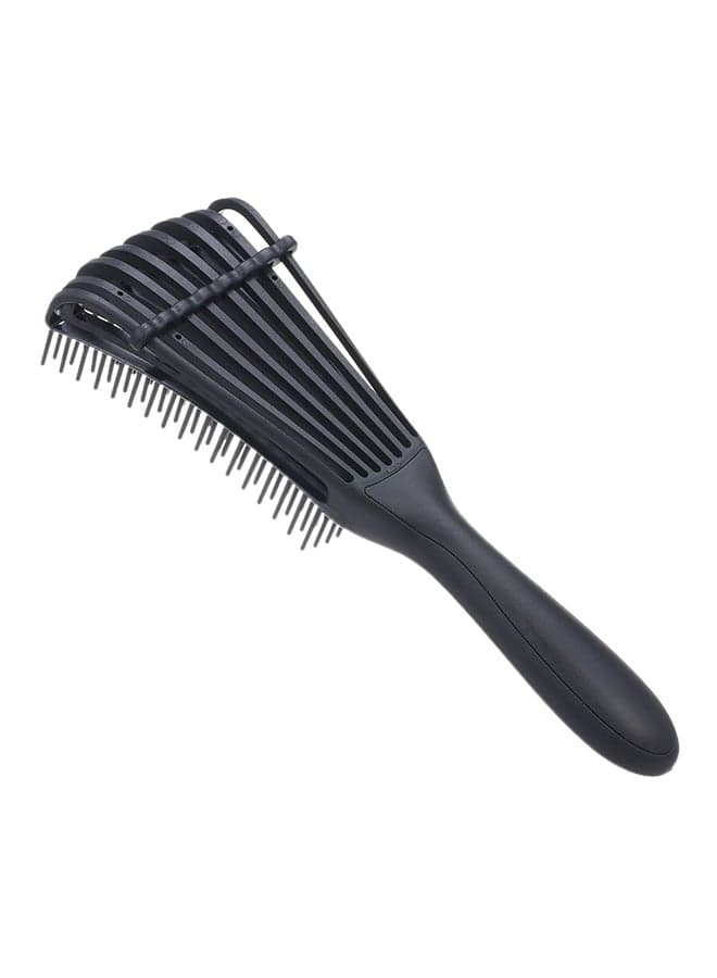 Eight-Claw Comb Hair Soft Scalp Massage Brush Black