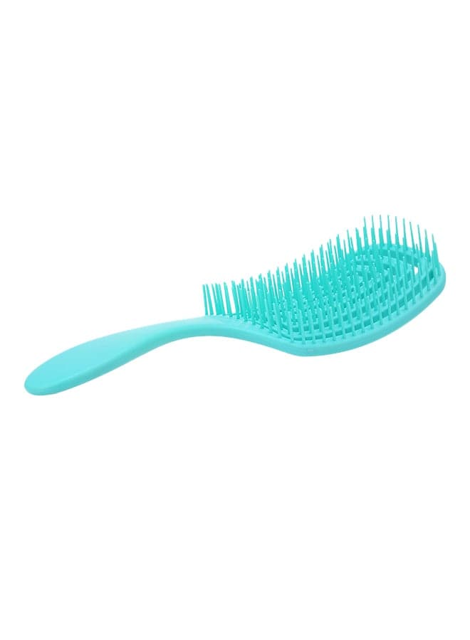 Hair Comb Square Spa Massage Brush Blue