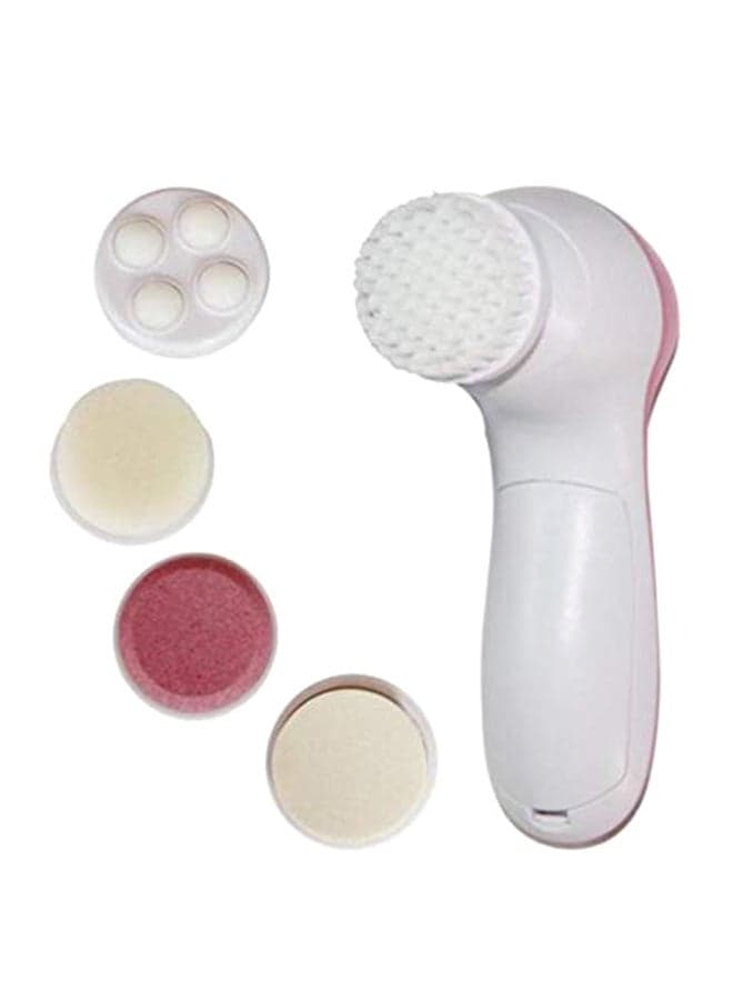 5 In 1 Beauty Care Massager Pink And White Pink/White Face Massagers & Rollers (٣)