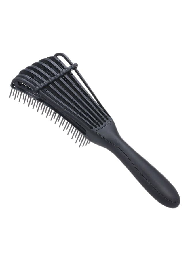 Eight-Claw Soft Scalp Detangle Hair Brush Black 25 x 5 x 4centimeter