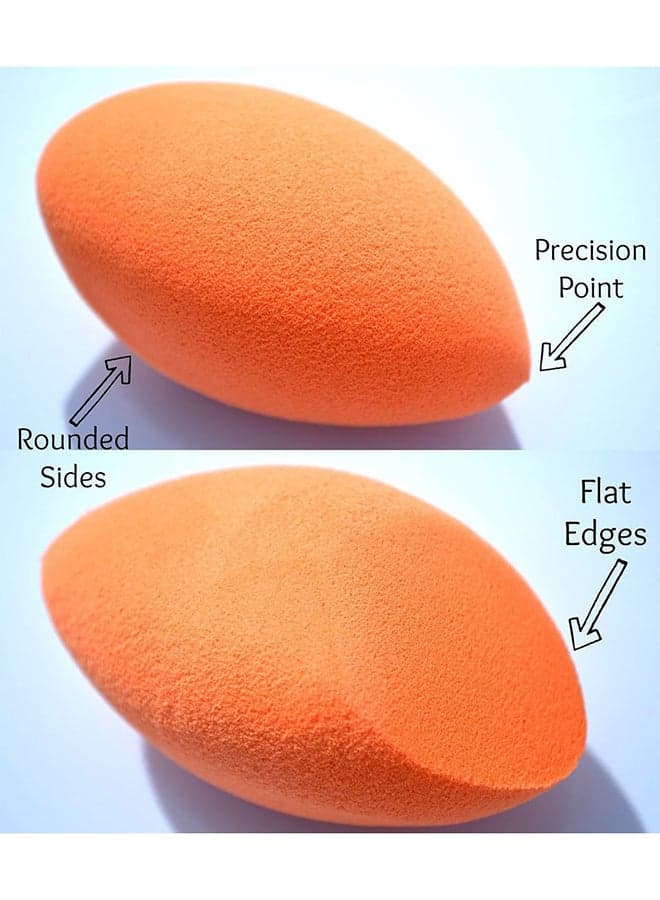 Makeup Foundation Sponge Blender orange Make Up Sponges (5)