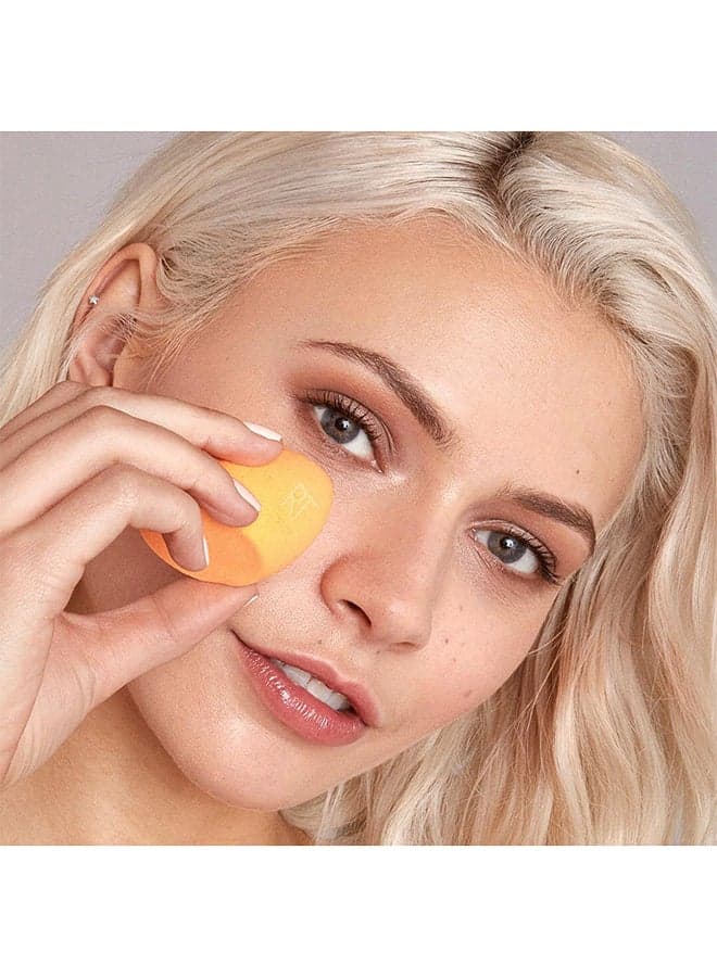 Makeup Foundation Sponge Blender orange Make Up Sponges (6)