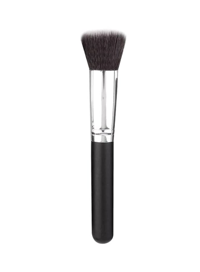 8 Piece Makeup Brush Set Black/Silver (٤)