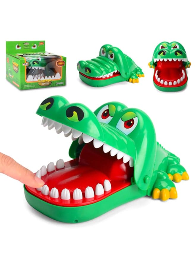 Crocodile Dentist Biting Finger Game Funny Play Toy Unique Detailed Design 7.5x6cm Gag Toys & Practical Jokes (٣)