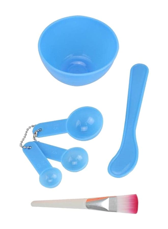 Set Of 6 Face Mask Bowl Kit Blue