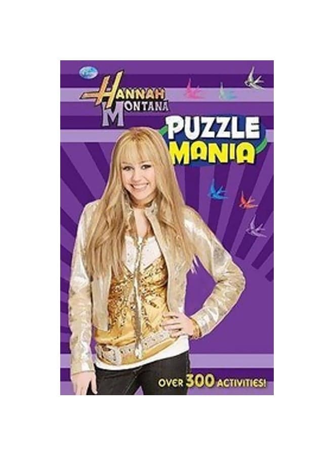 Hannah Montana Puzzle Mania Paperback paperback english - 39814 Crafts, Activities & Sticker Books