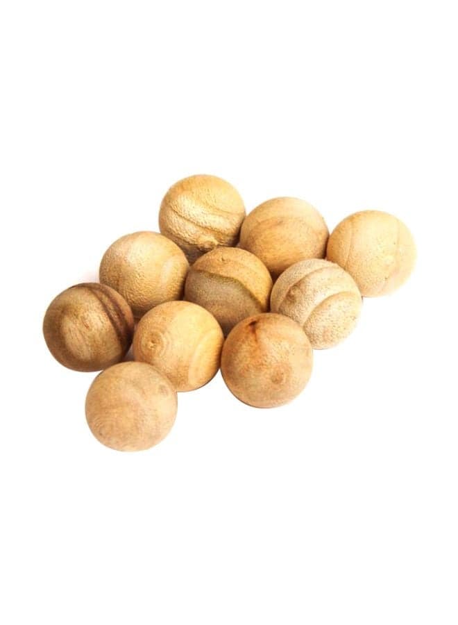Pack Of 10 Naphthalene Balls Beige Household Cleaning Supplies