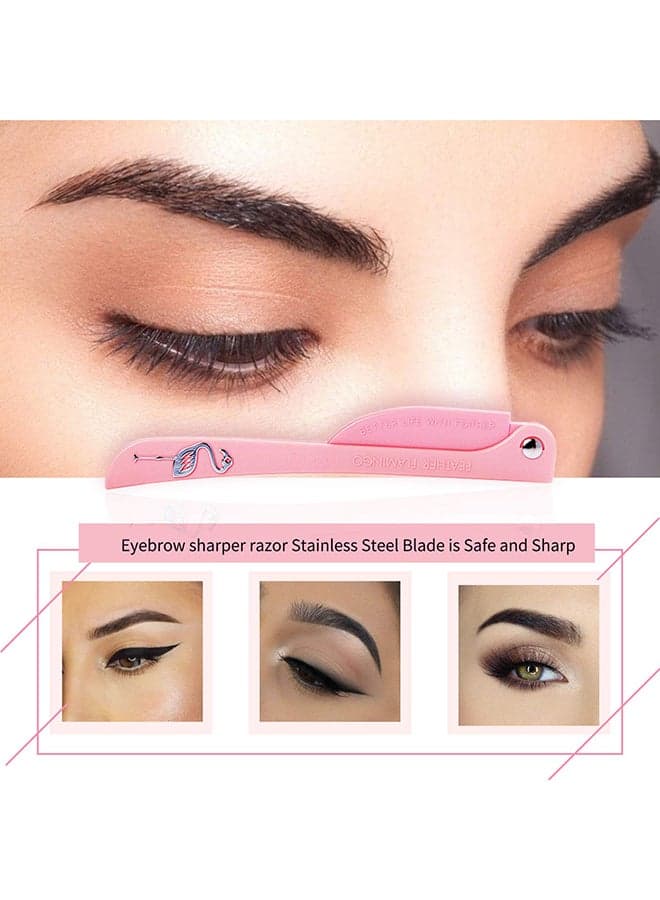 3-Piece Facial Touch-up Razor Purple/Peach/Yellow (4)