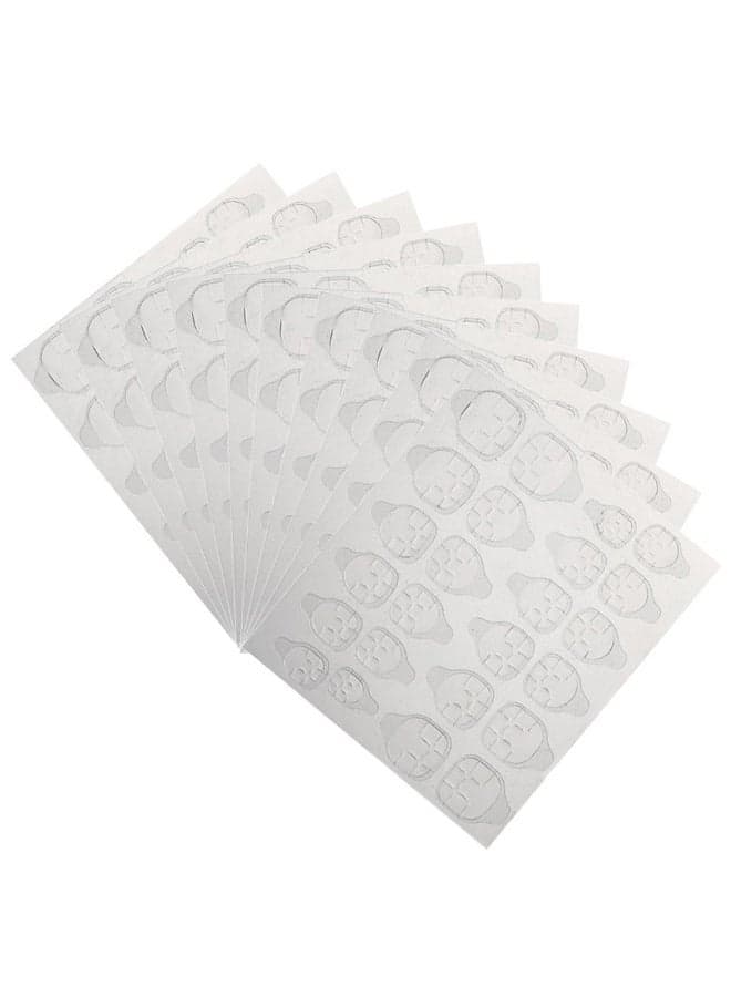 10-Sheet Double Sided Nail Adhesive Tape Clear Nail Art