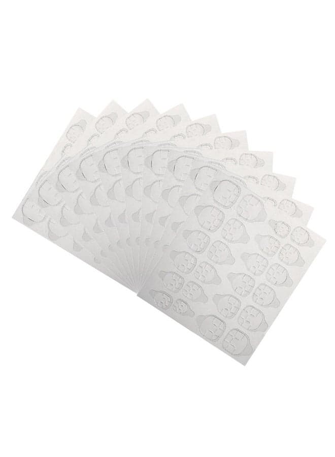 10-Sheet Double Sided Nail Adhesive Tape Clear Nail Art