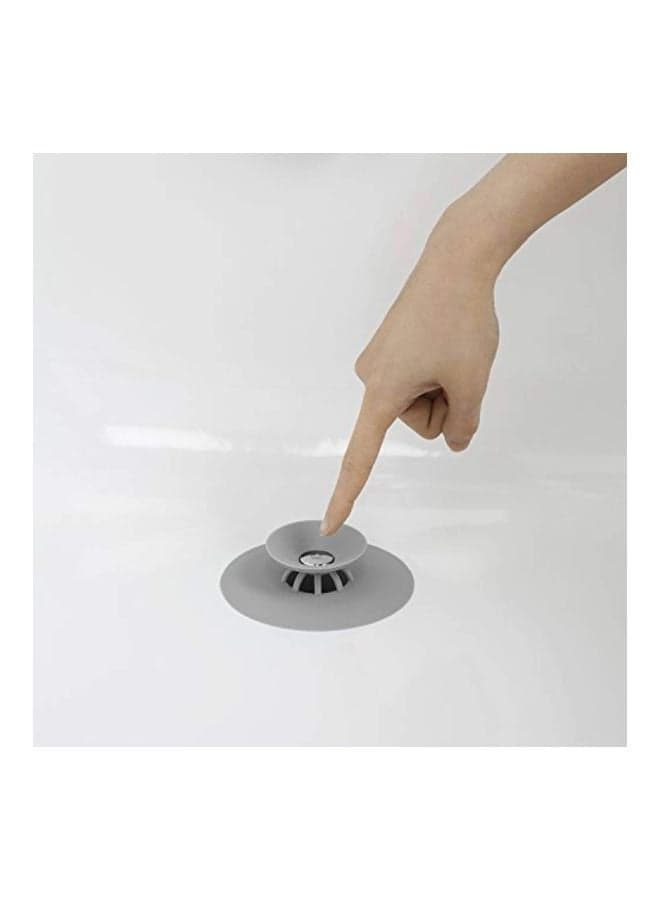 Flex Drain Stopper Grey One Size (5)