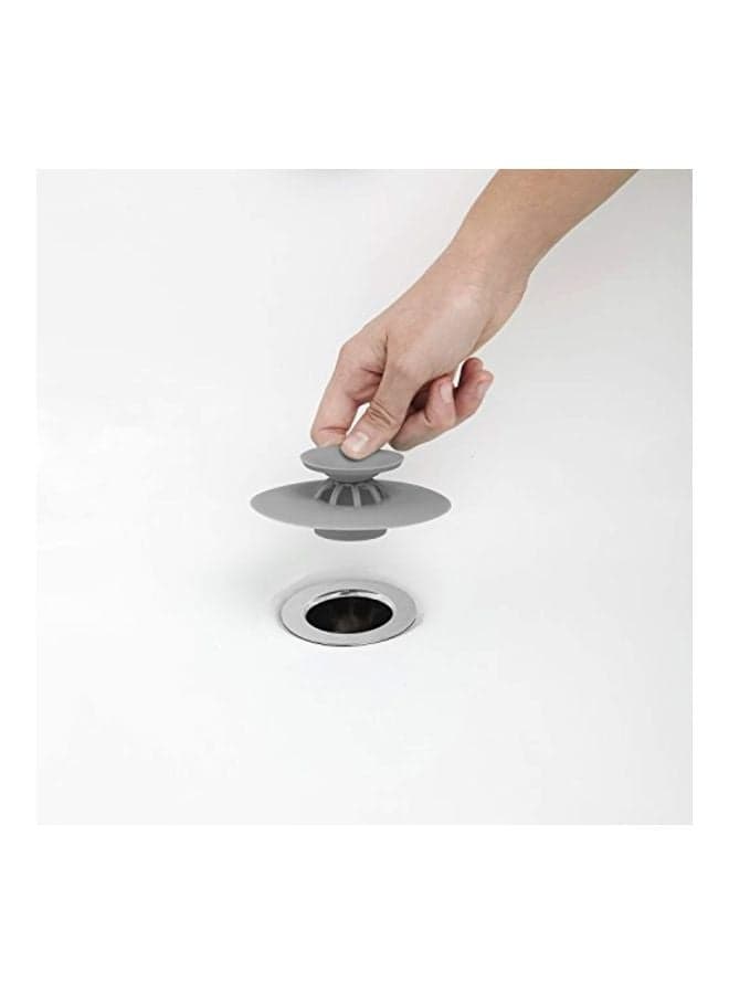 Flex Drain Stopper Grey One Size (6)