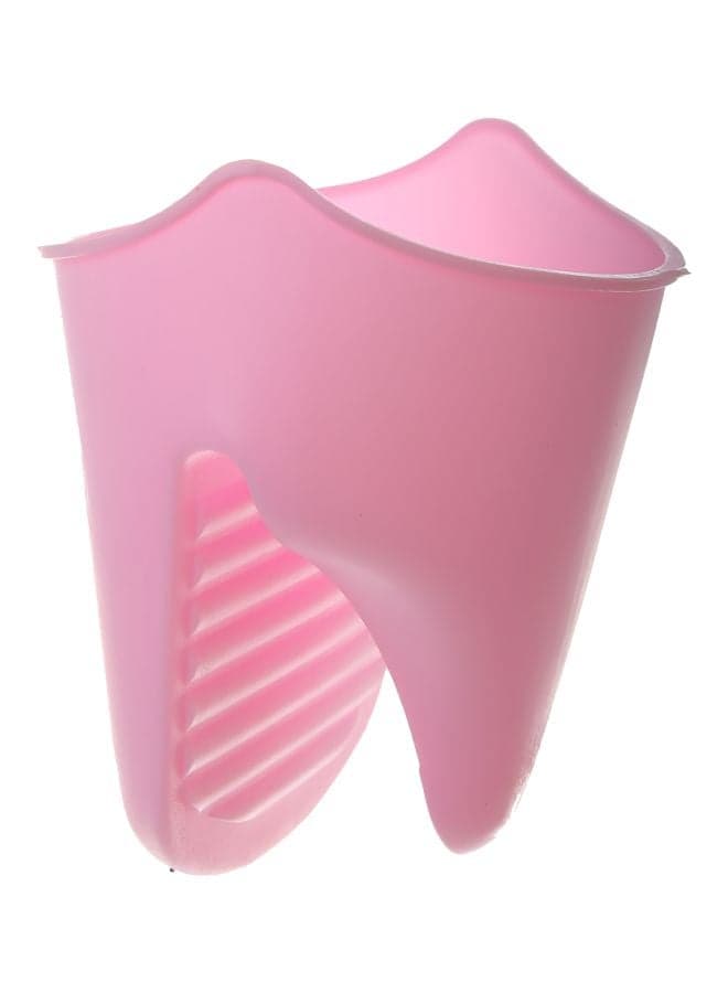 2-Piece Silicone Hot Pot Holder Set Pink Kitchen Accessories