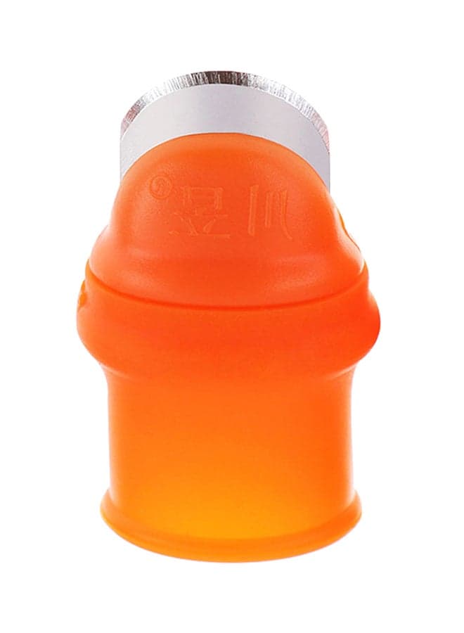 Silicone Thumb Knife Separate Rubber Finger Cot Orange Household Cleaning Supplies