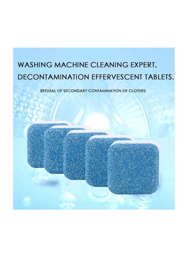 20-Piece Washing Machine Cleaner White/Blue (3)