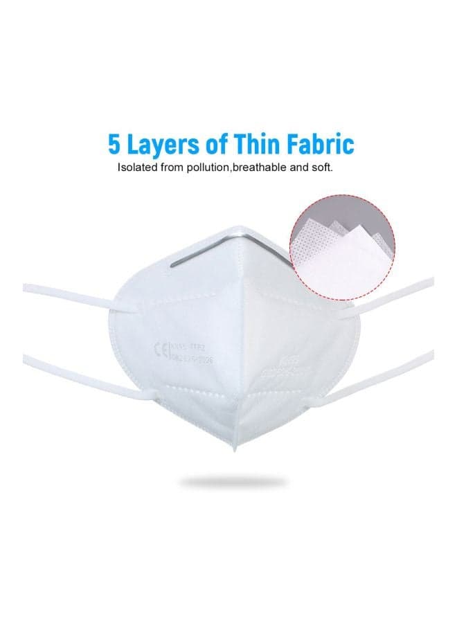 KN95 FFP2 Disposable 5-Layer Filter Face Mask Medical Masks (٤)