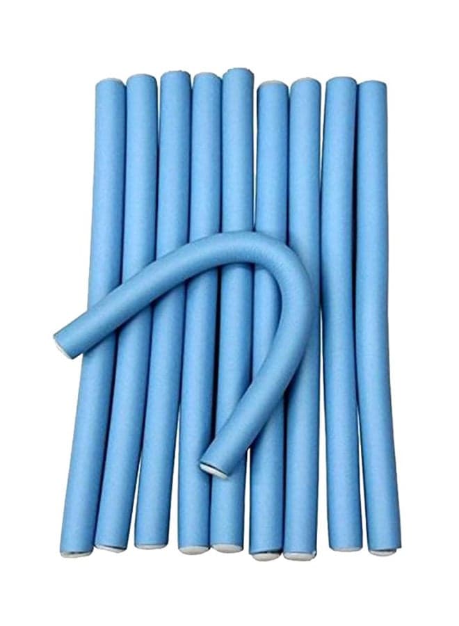10-Piece Hair Roller Blue 24cm