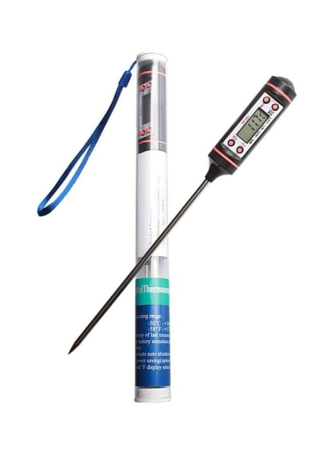 Digital Food Thermometer Black 225x21mm Kitchen Thermometers (٤)