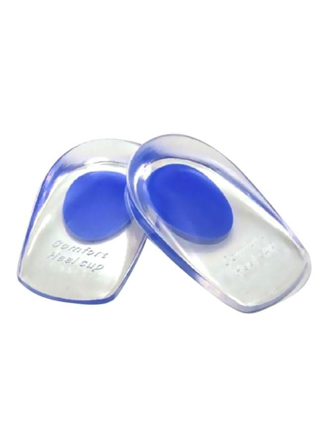 Pair Of 2 Silicone Heel Support Pad Cups Foot Care