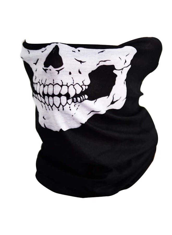 Skull Print Motorcycle Mask 40 x 20cm Cycling Protective Gear