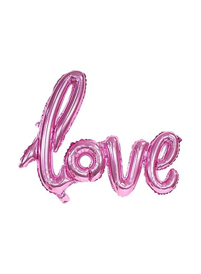 Love Shape Letter Foil Party Balloon