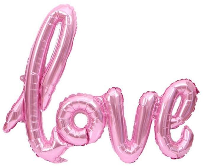Love Shape Letter Foil Party Balloon (٤)
