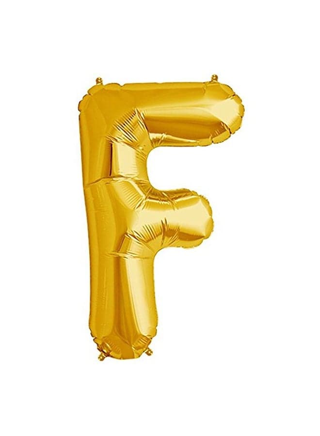 Alphabetical Letter F Hanging Foil Balloon