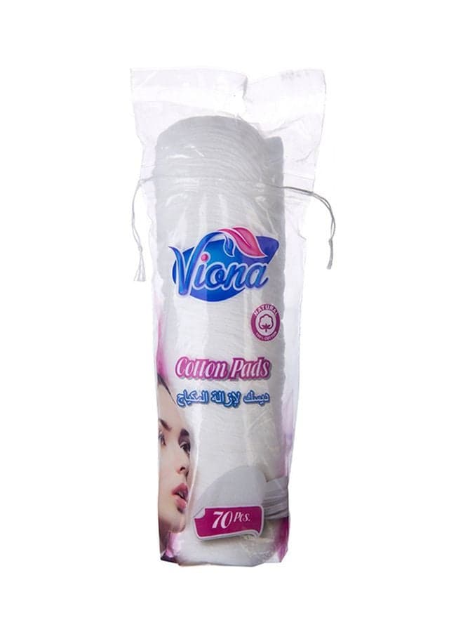 70-Piece Make-Up Cleaning Cotton Pads White Makeup Remover
