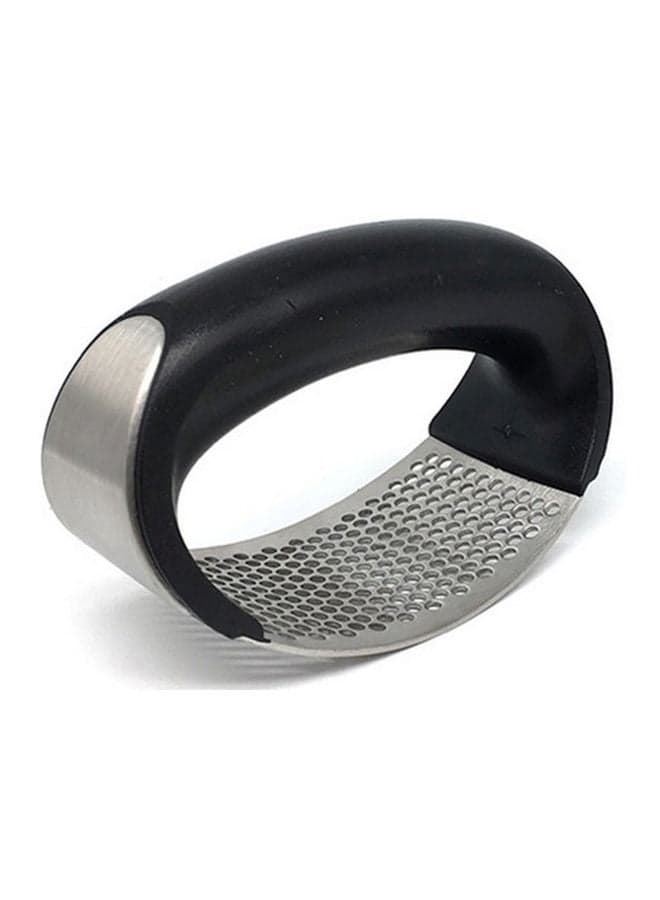 Curved Garlic Press Black/Silver 110x70x51mm Graters (٣)