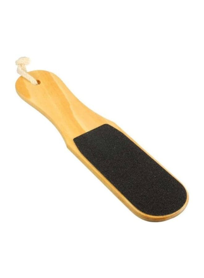 Wooden Foot File Beige/Black 12inch Buffer Stones