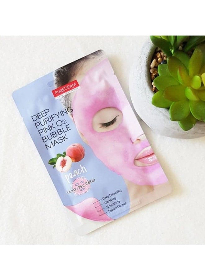Deep Purifying Pink  Bubble Mask 25grams Skin Care Masks (٣)