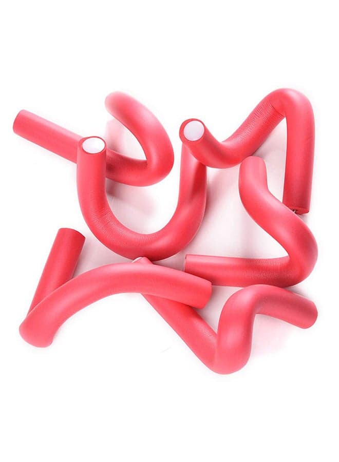 10 Piece Hair Flexible Roller Pink 25cm (٣)