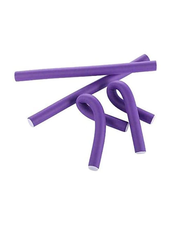 10 Piece Hair Flexible Roller Blue 25cm (٣)