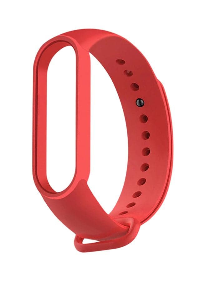 Replacement Strap For Xiaomi Mi Band 5 Red Fitness Tracker Bands