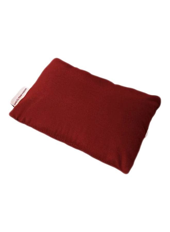Neck Support Pillow Microfiber Dark Red 20x25cm Cervical Pillows