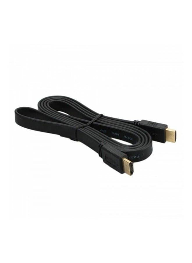 HDMI HD Flat Cable Black Television Accessories