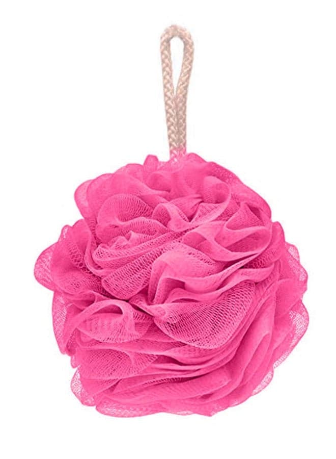 Mesh Loofah Ball Pink 6inch Bathing Accessories