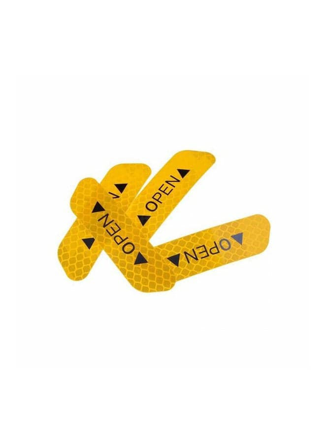 6-Piece Tape Reflective To Light High Density Set Yellow Lighting & Electrical