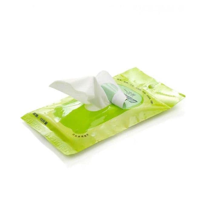 10-Piece Shoe Polishing And Cleaning Wipes Set Green Men's Shoe Care & Accessories