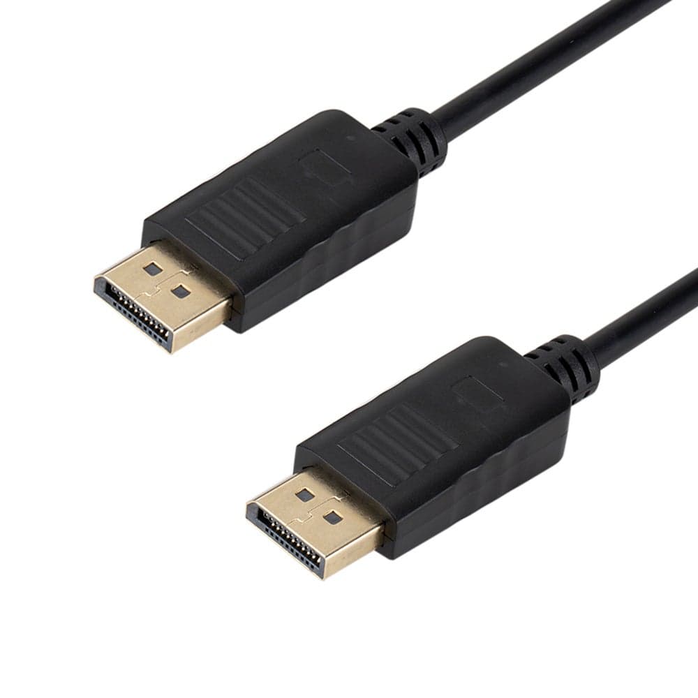 DP Male To DP Male Audio Video Adapter Cable Black Television Accessories (5)