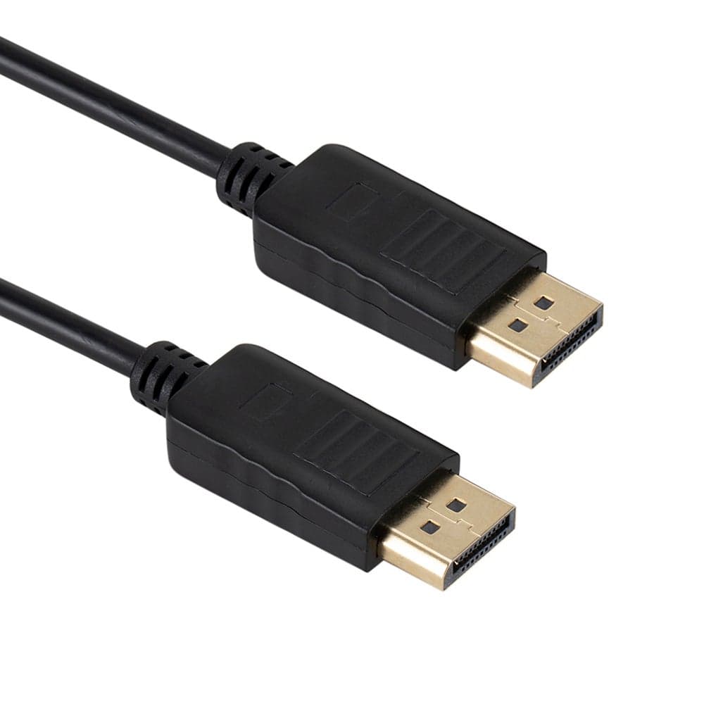 DP Male To DP Male Audio Video Adapter Cable Black Television Accessories (3)