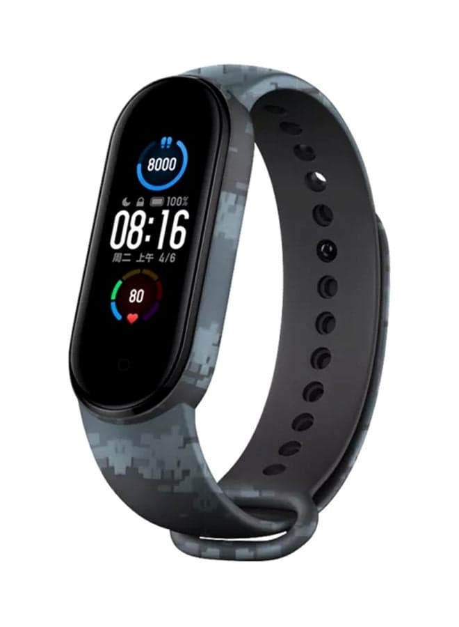 Replacement Strap For Xiaomi Mi Band 5 Camouflage Smartwatch Bands (٣)
