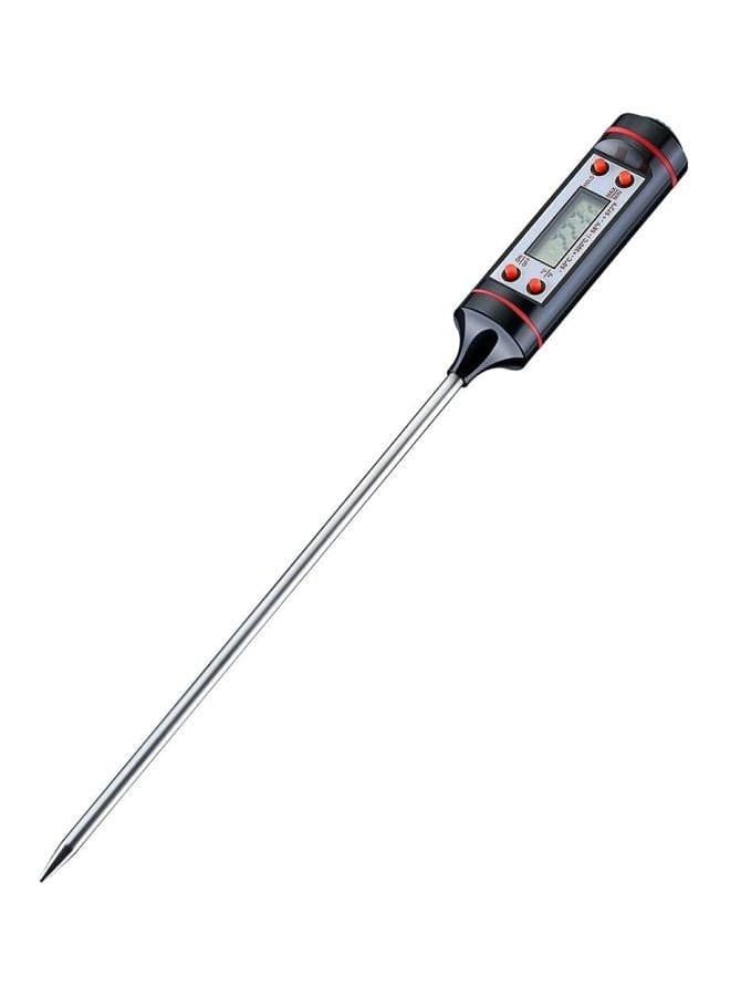 Digital Cooking Meat Thermometer Silver/Black 5.9inch Kitchen Thermometers