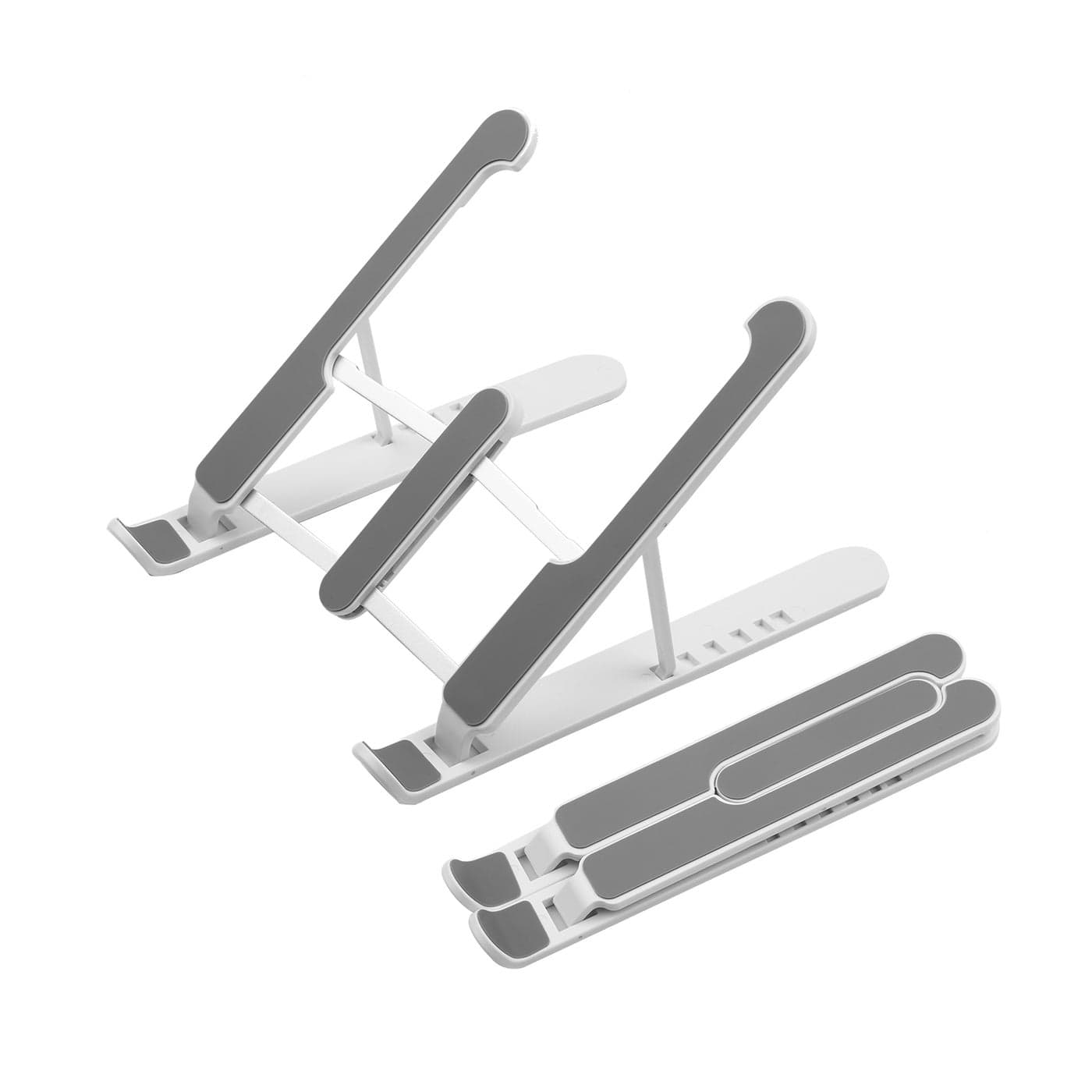 Adjustable Aluminum Alloy Foldable Laptop Stand White Mobile Phone Accessory Kits (٤)