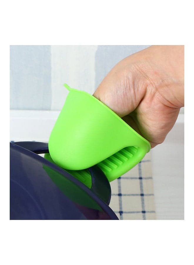 A Pair of Thick Oven Pinch Mitts, Heat Resistant Anti-Scald Gloves for Cooking Pinch Grips, Pot Holder and Potholder for Kitchen, Food-Grade Silicone Red 15*5*10cm Kitchen Accessories (٤)