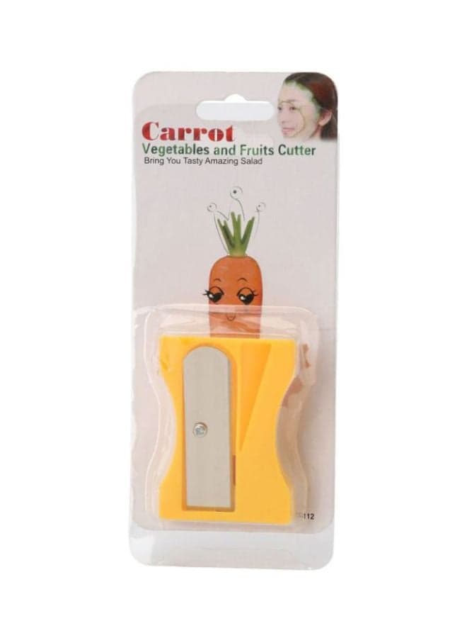 Vegetable And Fruits Cutter Yellow/Silver Kitchen Cutters (٤)