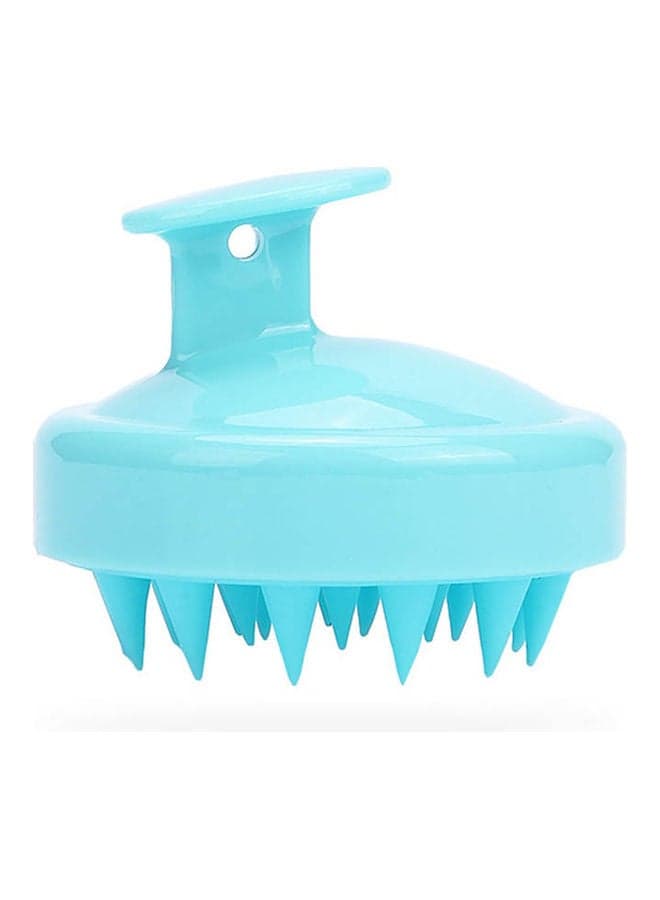 Silicone Head Massager Shampoo Brush Blue Styling Accessories